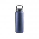 Botella de acero inoxidable 90% reciclado con doble pared 1,2L color azul marino
