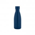 Botella termo de acero inoxidable 93% reciclado antigoteo 400ml color azul marino