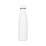 Botella termo de acero inoxidable reciclado con acabado mate 810ml color blanco