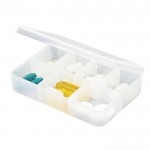 Pastillero con 7 separadores y tapa ideal para las pastillas color blanco primera vista