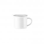 Taza de cerámica ideal para sublimación con capacidad 280ml color blanco primera vista