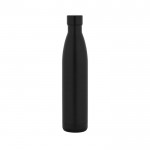 Botella de acero inoxidable de doble pared aislada al vacío 1L color negro