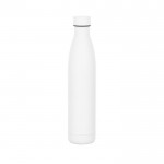 Botella de acero inoxidable de doble pared aislada al vacío 1L color blanco