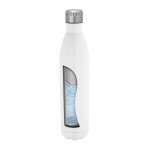 Botella de acero inoxidable ideal para sublimar de doble pared 1L color blanco primera vista