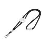 Original lanyard impreso con el logo color negro