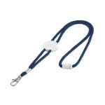 Original lanyard impreso con el logo color azul