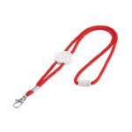 Original lanyard impreso con el logo color rojo