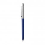 Bolígrafo Parker Jotter reciclado en caja de regalo tinta negra color azul marino cuarta vista
