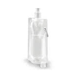 Botella de plástico plegable 460ml color blanco