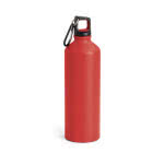 Botellas de diseño con mosquetón 750ml color rojo