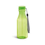 Bidón publicitario con forma de botella color verde claro