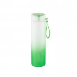 Botellas de cristal serigrafiadas color verde
