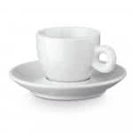 Tazas café personalizadas porcelana color blanco