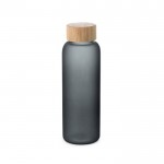 Botella de cristal personalizada de color 500ml Crystal Resistant color negro