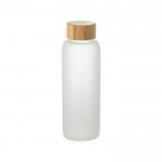 Botella de cristal personalizada de color 500ml Crystal Resistant color blanco