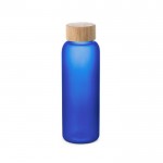 Botella de cristal personalizada de color 500ml Crystal Resistant color azul real