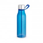 Botella deportiva reciclada con asa color azul real