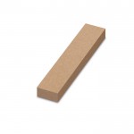 Peine de bambú natural con estuche de papel kraft reciclado incluido en caja