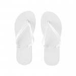 Chanclas con suela personalizable en sublimación talla 36-39 color blanco primera vista