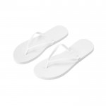 Chanclas con suela personalizable en sublimación talla 40-43 color blanco