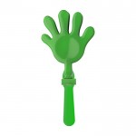 Mano aplaudidora de plástico en distintos colores ideal para animación color verde claro primera vista