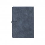 Agenda color azul vista trasera
