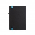 Agenda personalizada con goma vista trasera