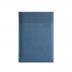 Agenda personalizada 2026 con estampado color azul
