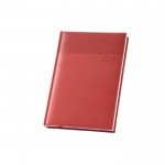 Agenda personalizada 2024 con estampado color rojo