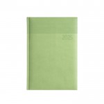 Agenda personalizada 2025 con estampado color verde