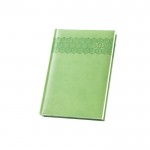 Agenda personalizada 2023 con estampado color verde
