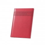 Agendas estampadas personalizadas color rojo