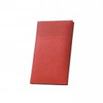 Agendas con logotipo y estampación color rojo