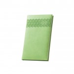 Agendas con logotipo y estampación color verde