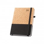 Agendas A5 personalizadas de corcho color negro