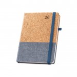 Agendas A5 personalizadas de corcho vista segunda