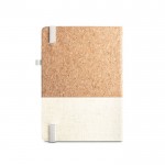 Agendas A5 personalizadas de corcho vista quinta