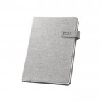 Agendas recicladas personalizadas color gris claro