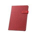 Agenda eco personalizada 2024 color rojo