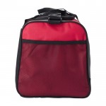 Bolsa deportiva de poliéster 600D con asas y correa ajustable color rojo tercera vista