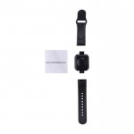 Smartwatch inalámbrico multifunción con pulsera ajustable y USB color negro sexta vista