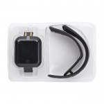 Smartwatch inalámbrico multifunción con pulsera ajustable y USB color negro séptima vista