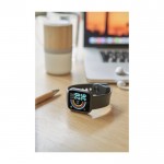 Smartwatch inalámbrico multifunción con pulsera ajustable y USB color negro novena vista