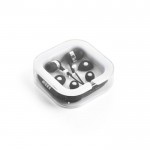 Auriculares de oreja con micrófono color negro