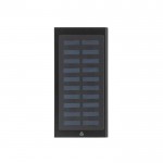 Powerbank de aluminio con panel solar y linterna 8.000 mAh color negro primera vista