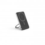 Batería externa magnética ABS reciclado con carga 15 W 5000 mAh color gris oscuro
