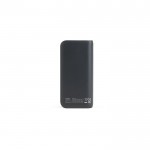 Batería externa ecológica con carga ultrarrápida y LED 20000 mAh color negro segunda vista