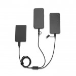 Cable USB 6 en 1 ultrarrápido de aluminio y PET reciclado versátil color negro tercera vista