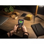 Consola portátil videojuegos con 256 clásicos de acción y deportes vista bodegón