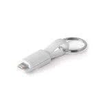 Llavero USB conexión Micro usb/IOS color blanco